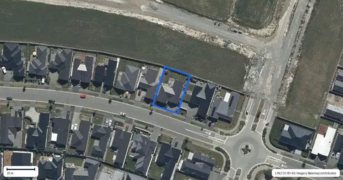 Property context map for 53 Mills Road, Marshland, Christchurch
