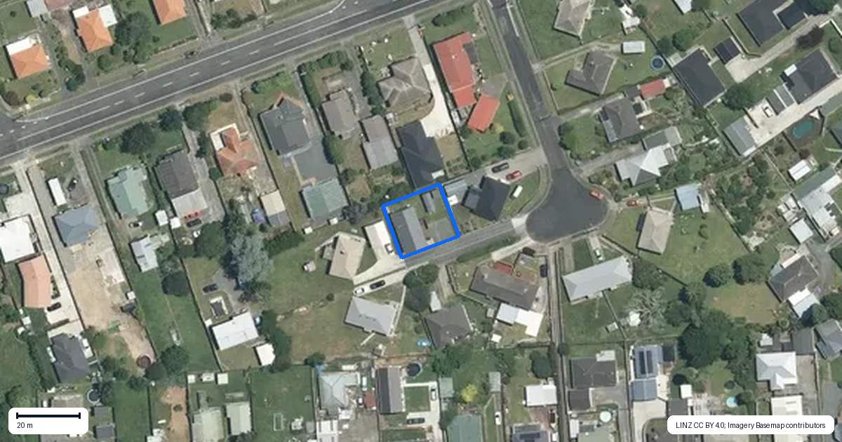 Property context map for 2A Seville Crescent, Morrinsville