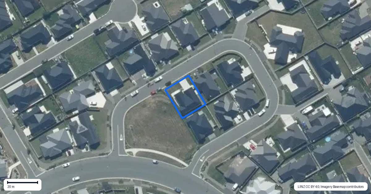 Property context map for 8 Silverstone Loop, Rolleston