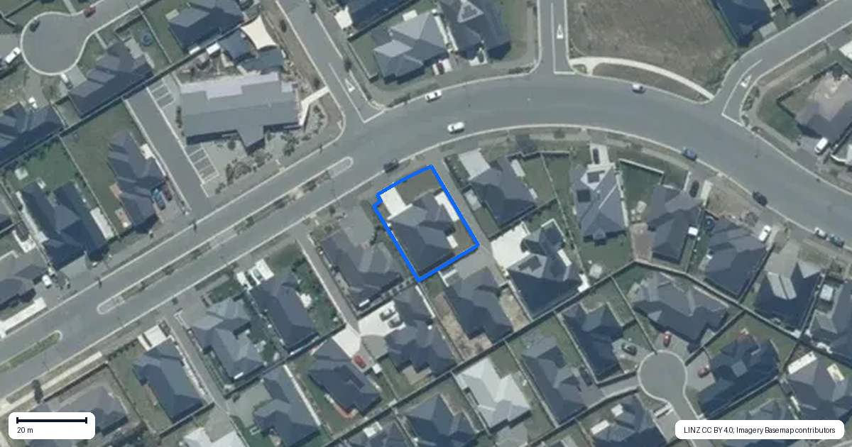 Property context map for 132 Shillingford Boulevard, Rolleston