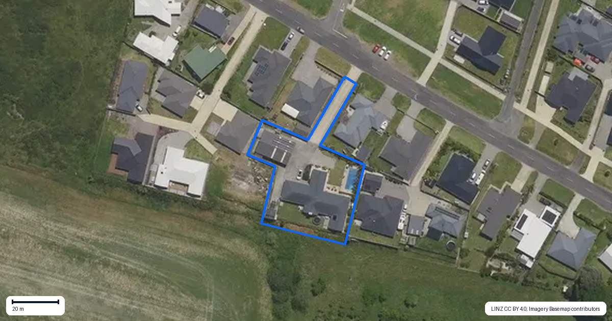 Property context map for 38 Bunyan Road, Coastlands, Whakatane