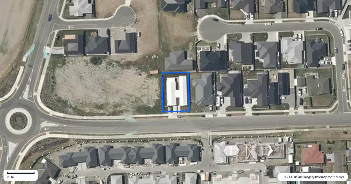 Property context map for 46 Kenny Road, Te Awa, Napier
