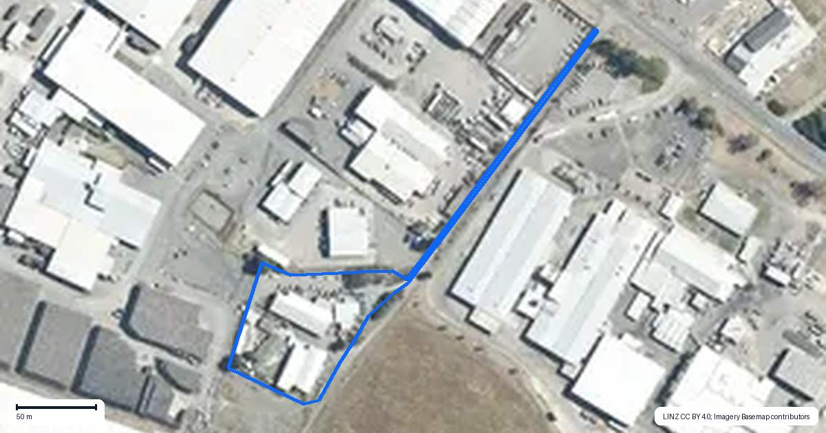Property context map for 1450 Omahu Road, Twyford, Hastings