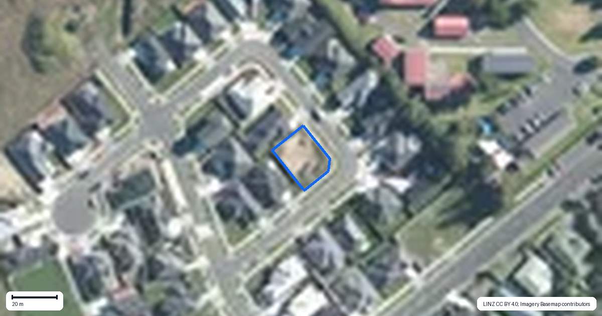 Property context map for 6 Pouate Way, Waiuku
