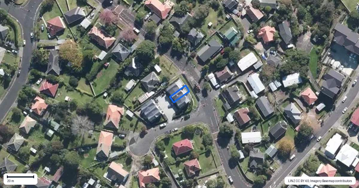 Property context map for 2/3 Arlington Street, Waterview, Auckland