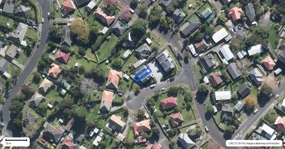 Property context map for 5/3 Arlington Street, Waterview, Auckland