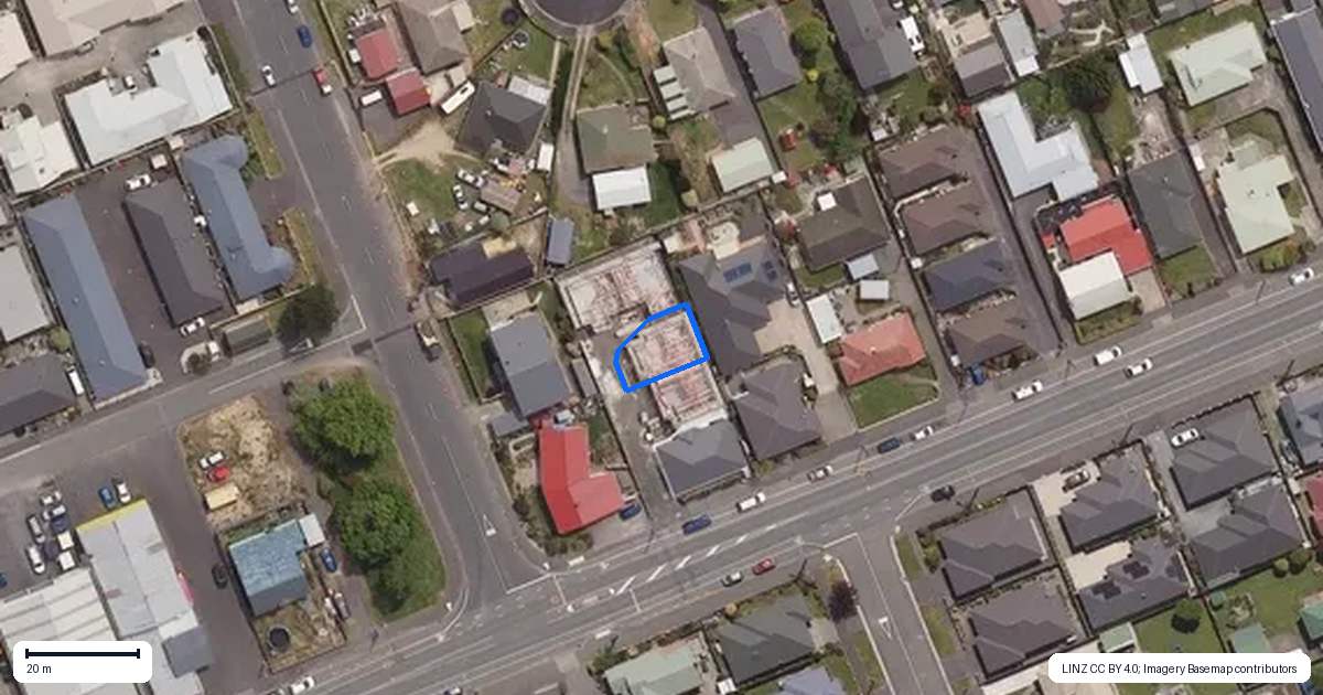 Property context map for 35C Factory Road, Mosgiel