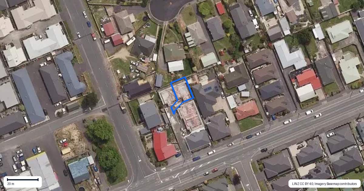 Property context map for 35D Factory Road, Mosgiel