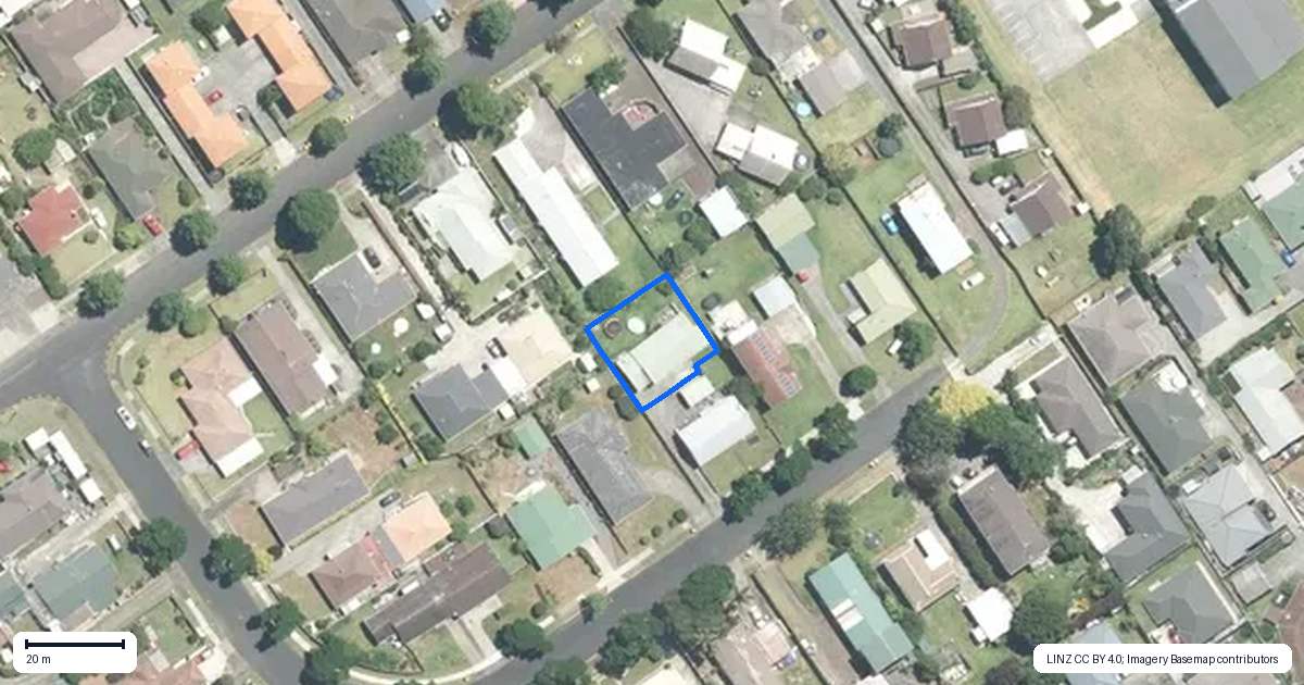 Property context map for 41A Paterson Avenue West, Pukekohe