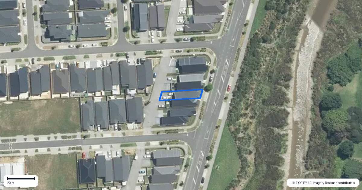 Property context map for 23A Tributary Parade, Karaka, Papakura
