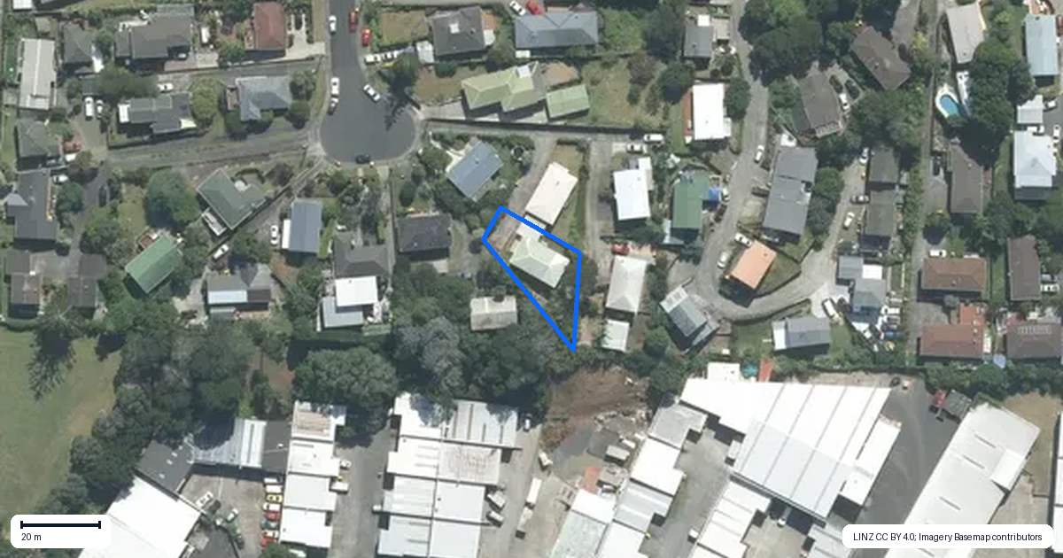 Property context map for 21B Merton Avenue, Glenfield, Auckland