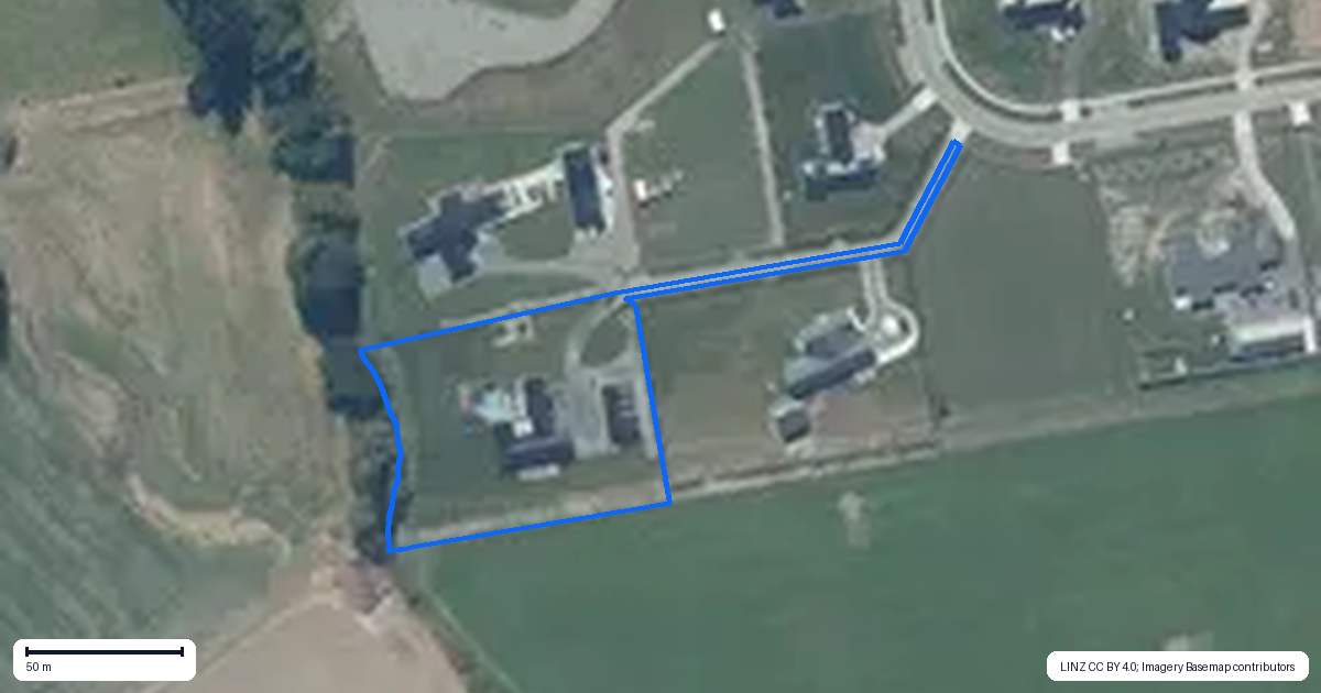 Property context map for 190 Verdeco Boulevard, Lincoln