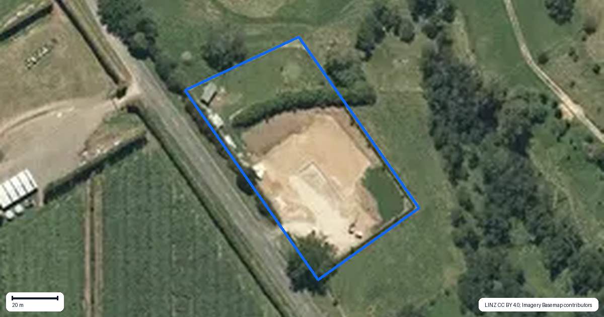 Property context map for 473 Parklands Road, Rotoorangi, Cambridge