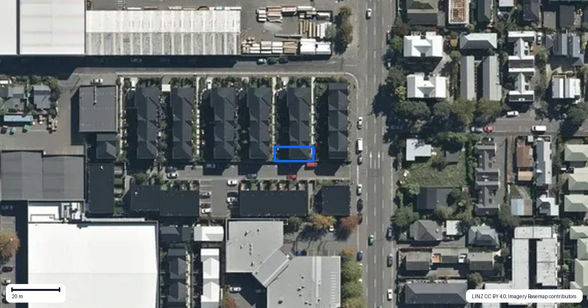 Property context map for 7/38 Aberdeen Street, Christchurch Central, Christchurch