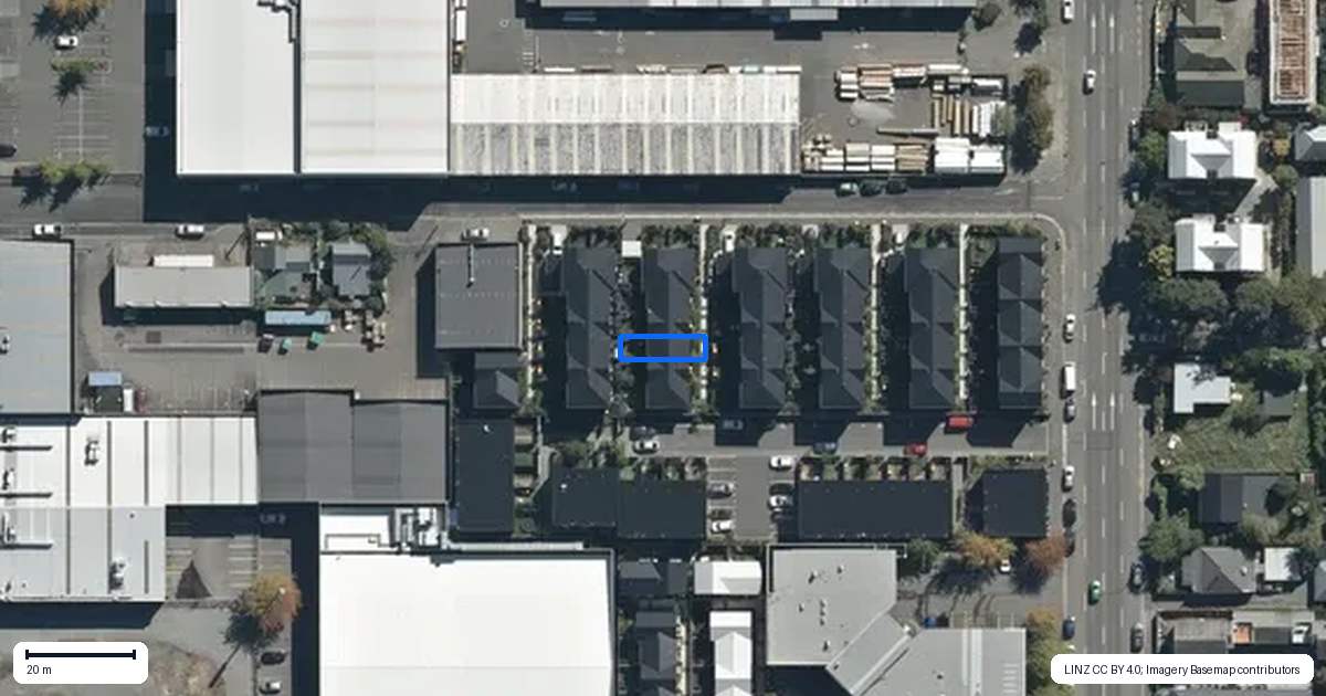 Property context map for 5/32 Aberdeen Street, Christchurch Central, Christchurch