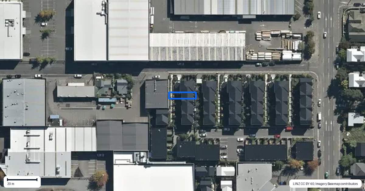Property context map for 3/30 Aberdeen Street, Christchurch Central, Christchurch