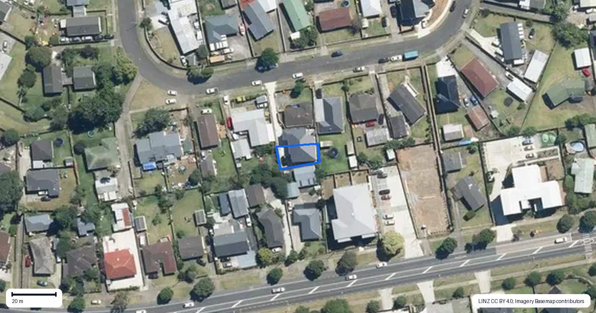 Property context map for 48B Kemble Close, Mangere, Auckland
