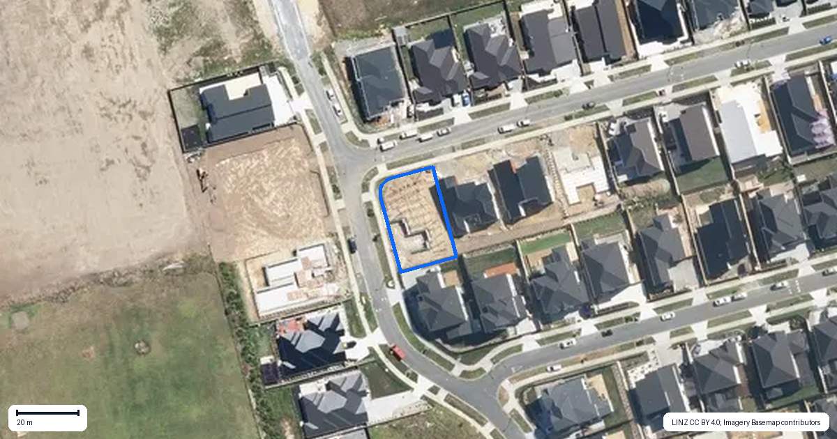 Property context map for 1 Kauri Gum Rise, Swanson, Auckland