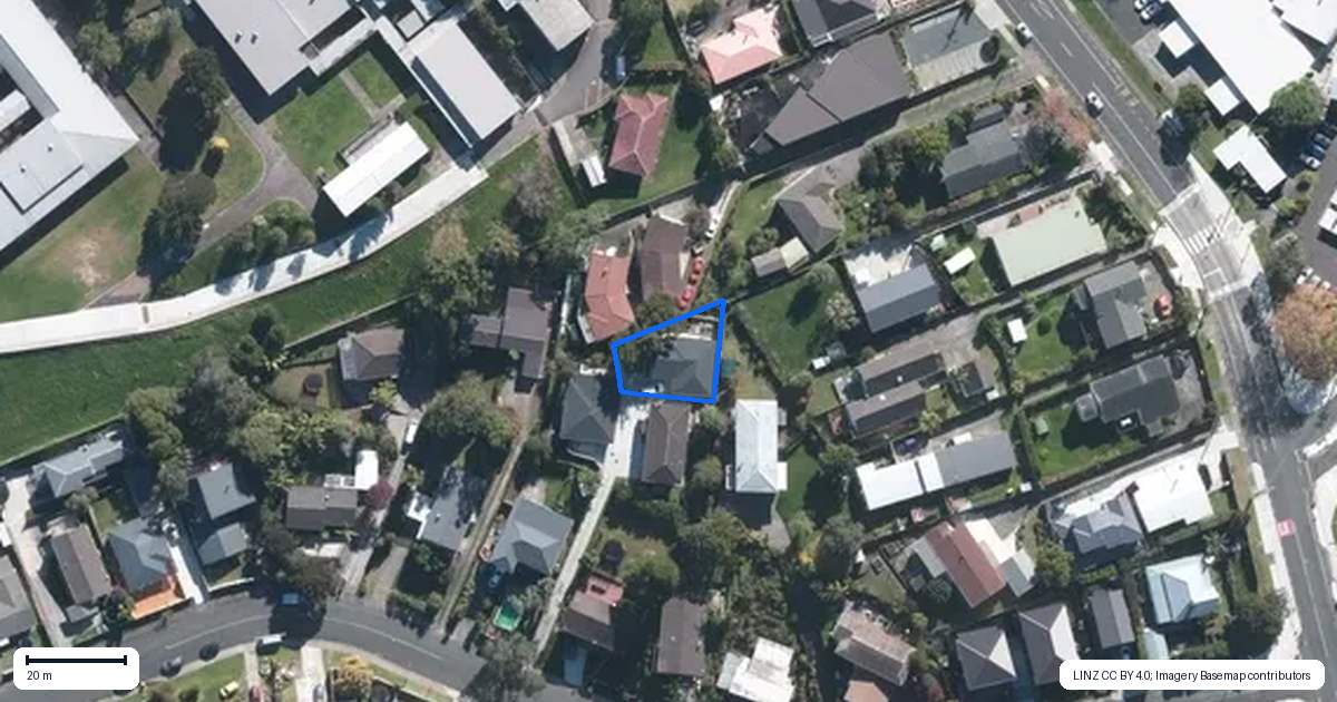 Property context map for 13A Stott Avenue, Birkdale, Auckland