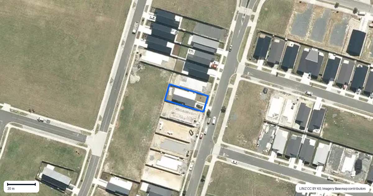 Property context map for 353 Rimu Street, Te Kauwhata
