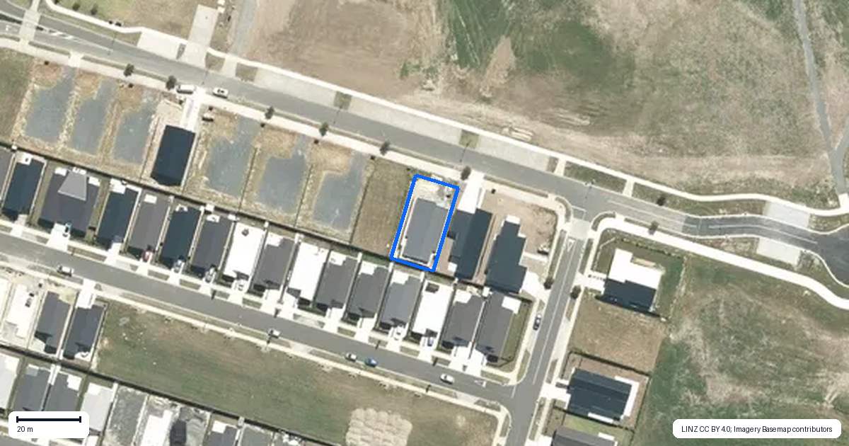Property context map for 128 Scott Road, Te Kauwhata