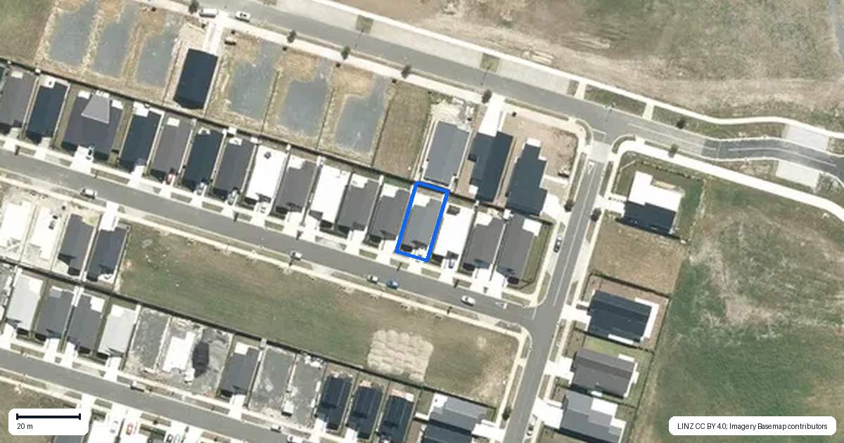 Property context map for 29 Noverma Street, Te Kauwhata