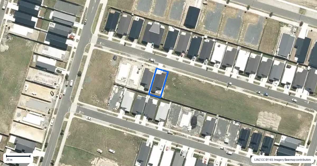 Property context map for 10 Noverma Street, Te Kauwhata