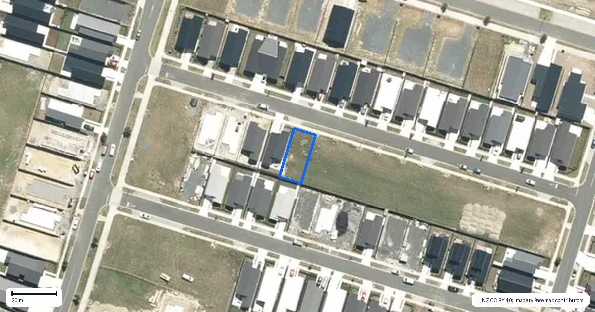 Property context map for 12 Noverma Street, Te Kauwhata