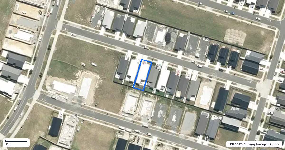 Property context map for 12 Ngaro Street, Te Kauwhata