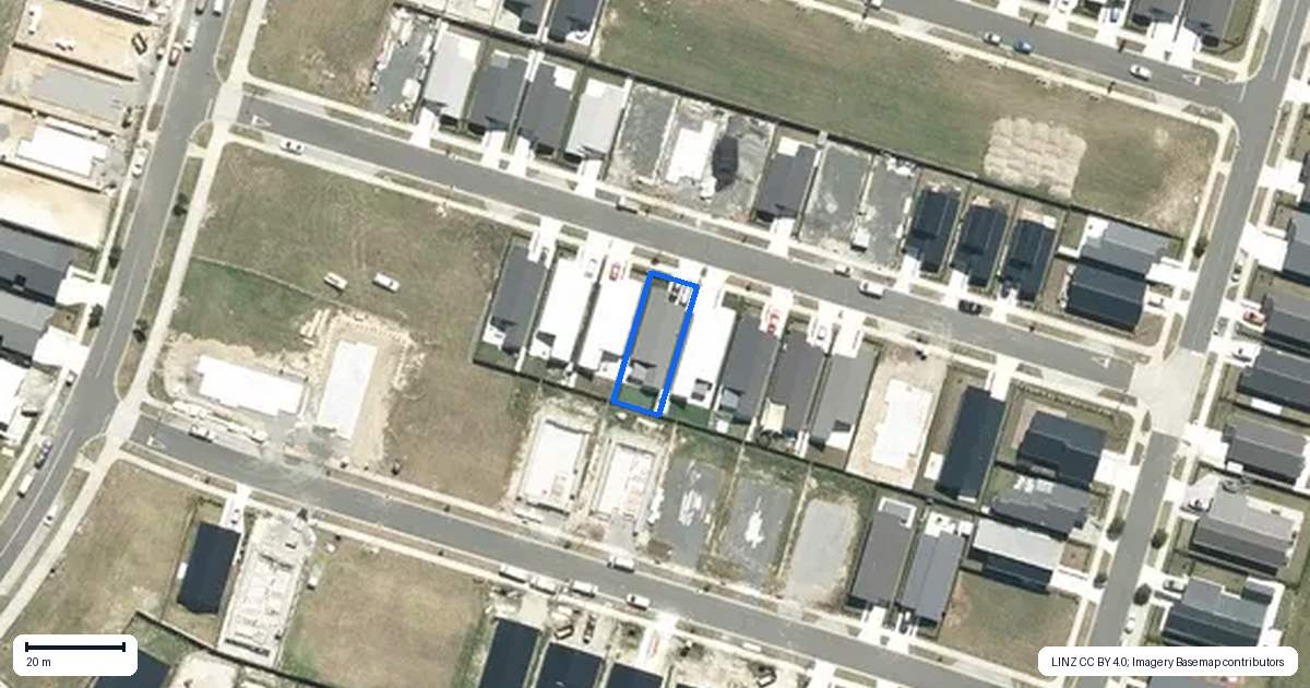 Property context map for 14 Ngaro Street, Te Kauwhata