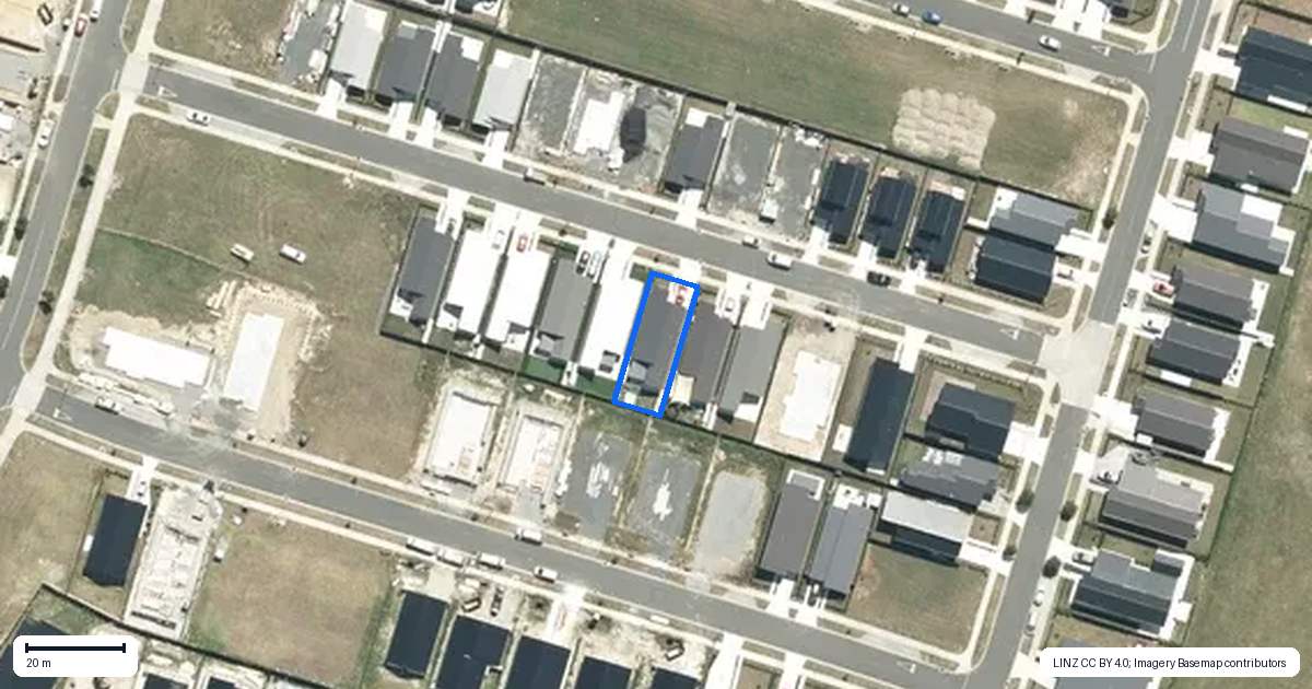 Property context map for 18 Ngaro Street, Te Kauwhata