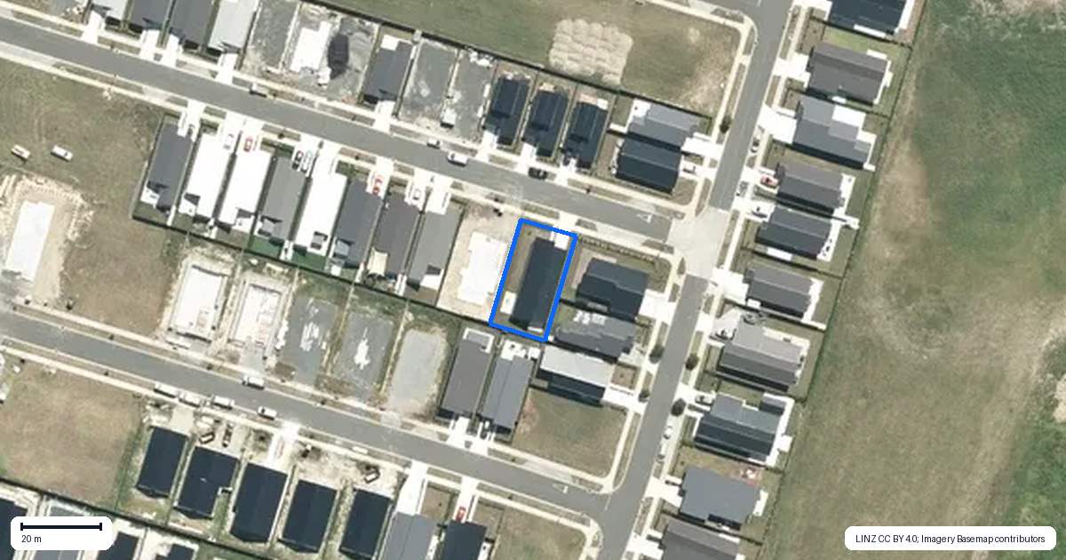 Property context map for 26 Ngaro Street, Te Kauwhata