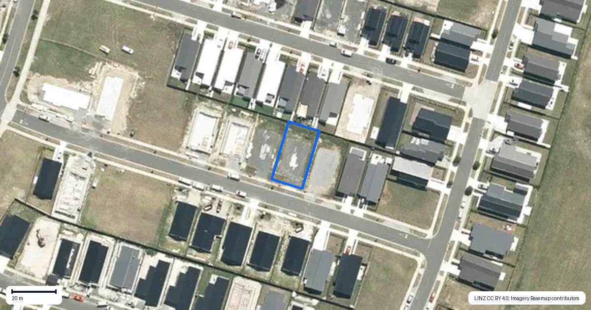 Property context map for 15 Korari Street, Te Kauwhata