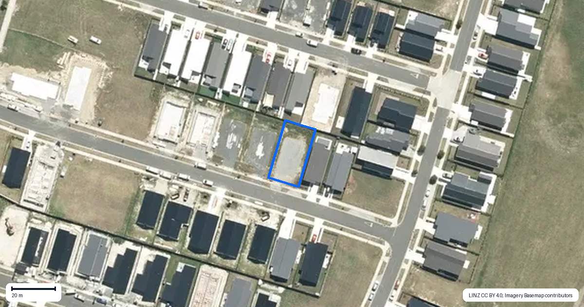 Property context map for 17 Korari Street, Te Kauwhata