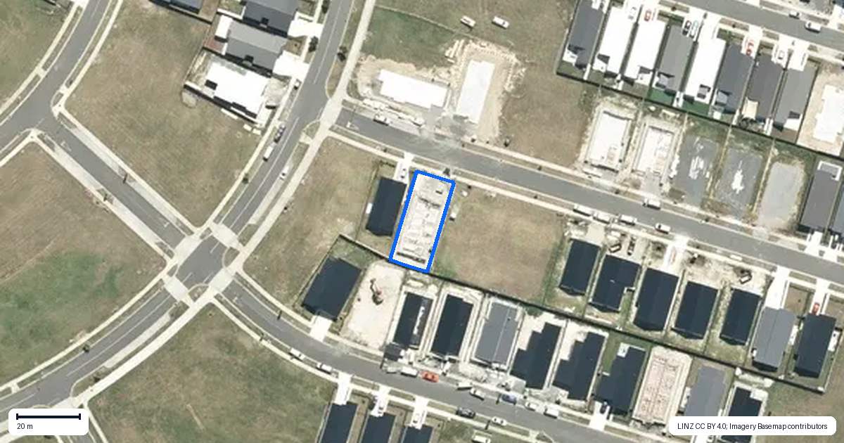 Property context map for 6 Korari Street, Te Kauwhata