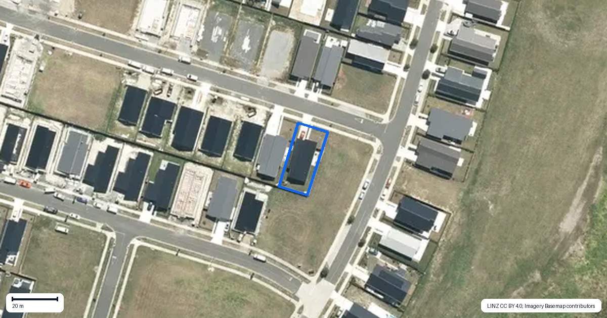 Property context map for 26 Korari Street, Te Kauwhata