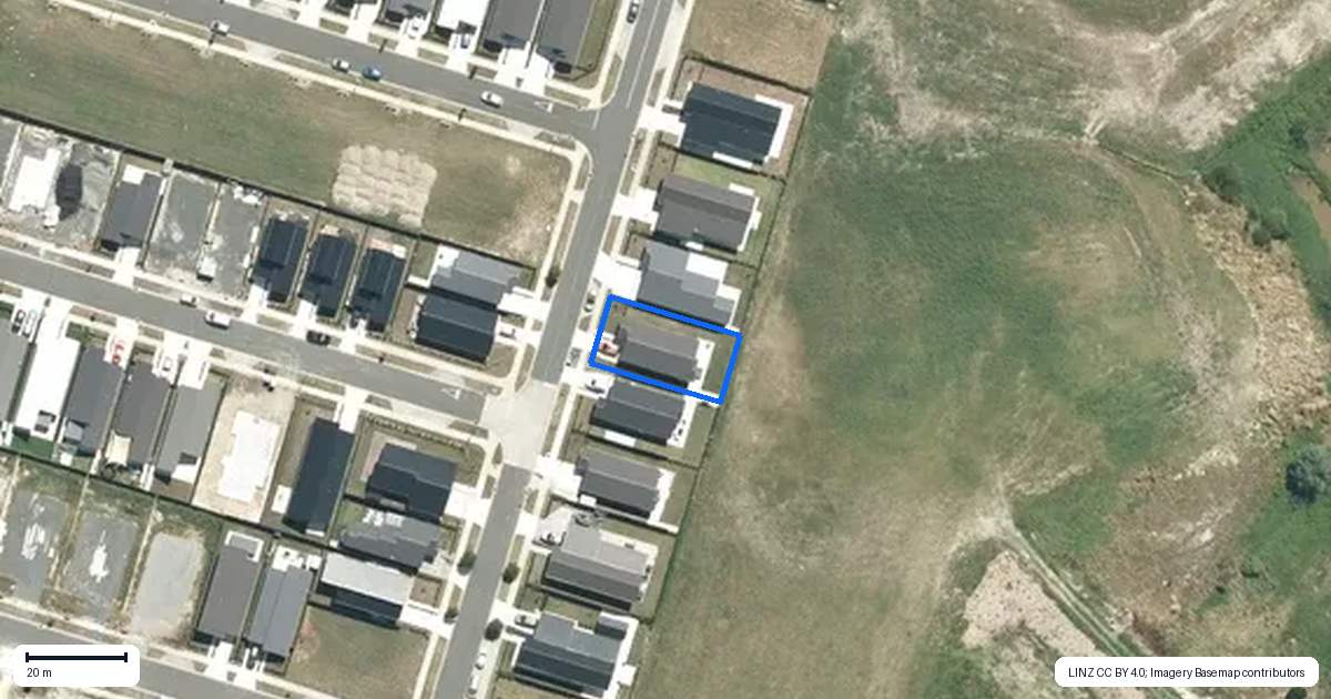 Property context map for 11 Raranga Road, Te Kauwhata