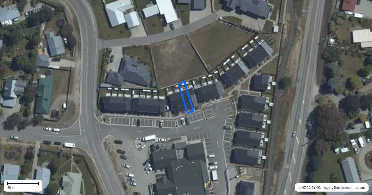 Property context map for 5C Kidds Way, Albert Town, Wanaka