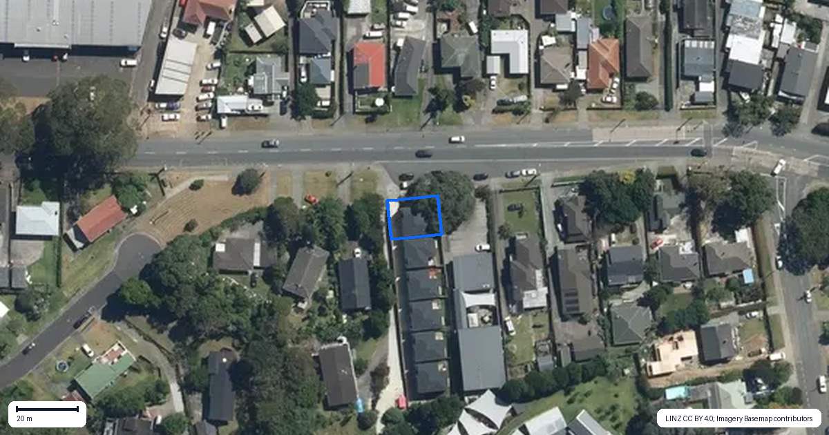 Property context map for 153A Penrose Road, Mount Wellington, Auckland