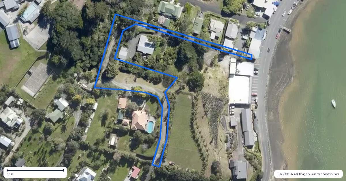 Property context map for 6C Tasman Street, Mangonui