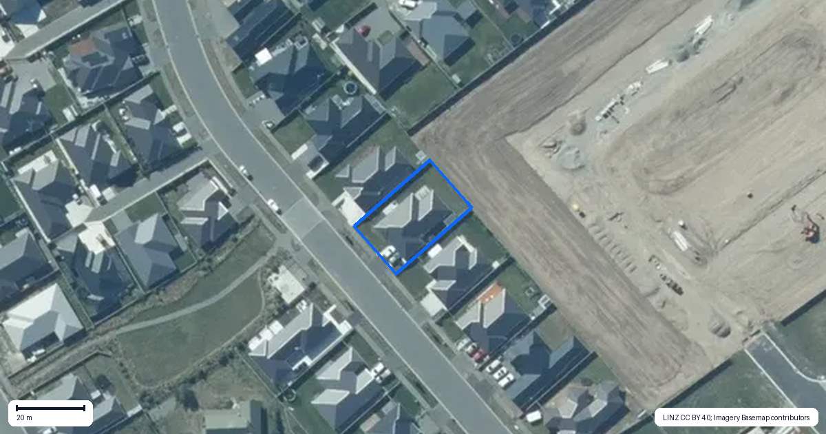 Property context map for 79 Jean Archie Drive, Rolleston