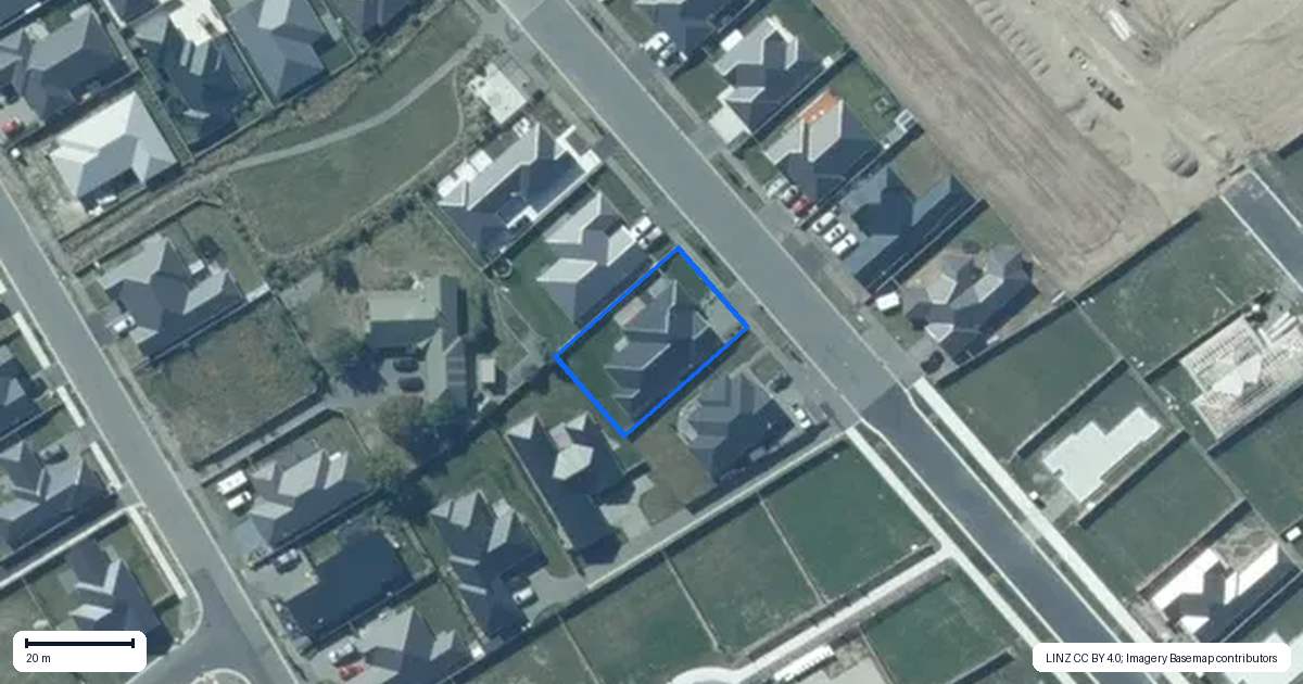 Property context map for 96 Jean Archie Drive, Rolleston
