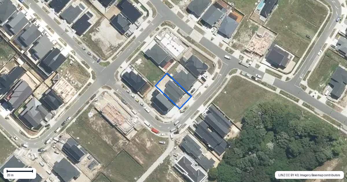 Property context map for 23 Southridge Road, Flat Bush, Auckland