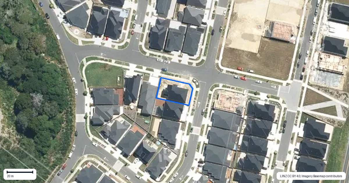 Property context map for 29 Koromeke Street, Flat Bush, Auckland