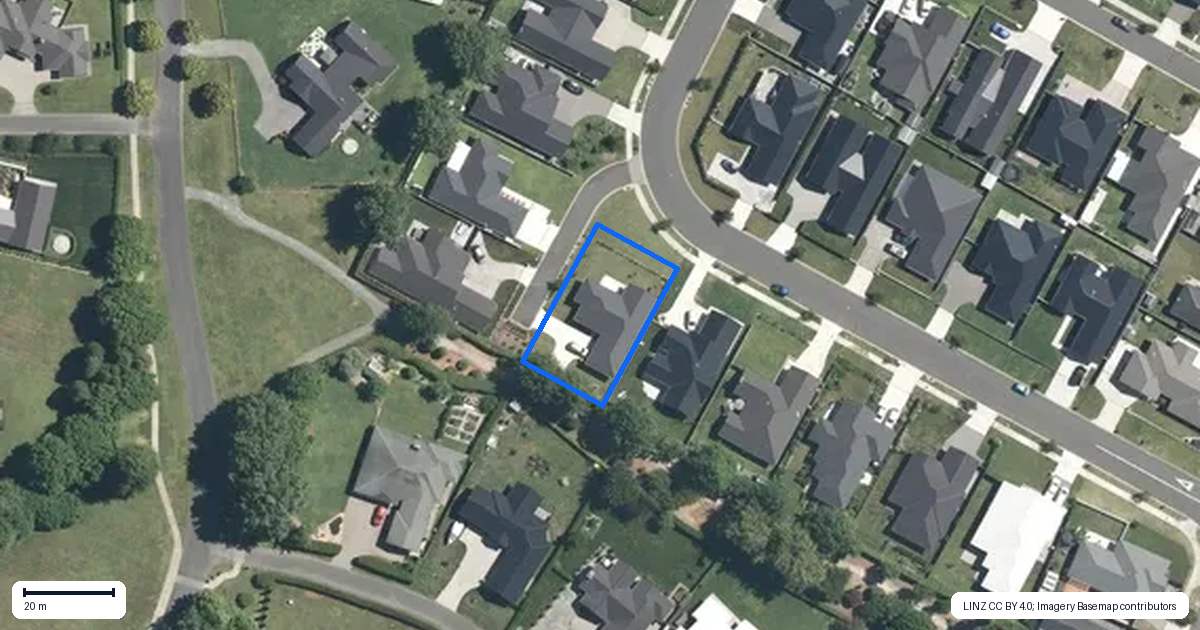 Property context map for 13 Hinerangi Crescent, Matamata