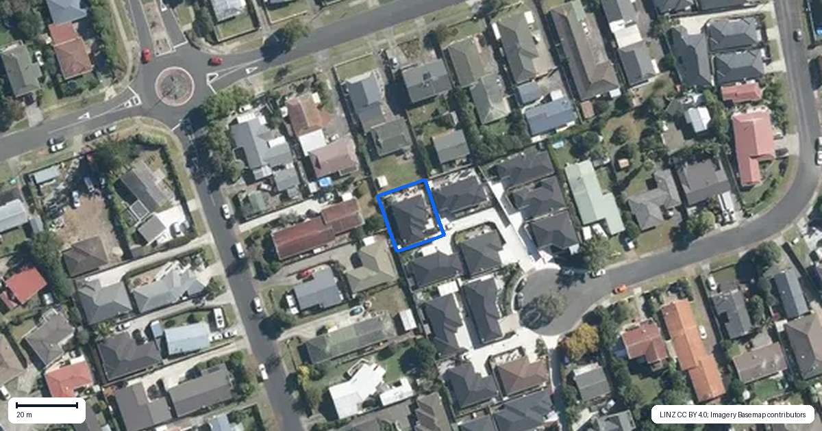 Property context map for 16A Lillian Place, Orewa
