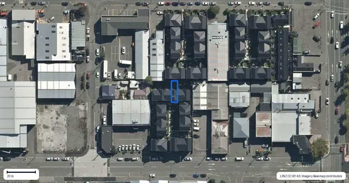 Property context map for 10/239 Lichfield Street, Christchurch Central, Christchurch