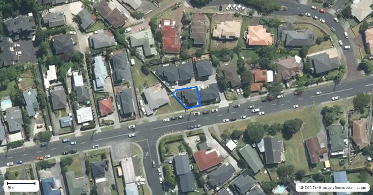 Property context map for 126B Coronation Road, Hillcrest, Auckland