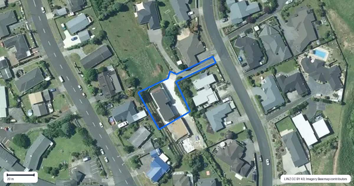 Property context map for 2/7A Montrose Place, Highlands Park, New Plymouth