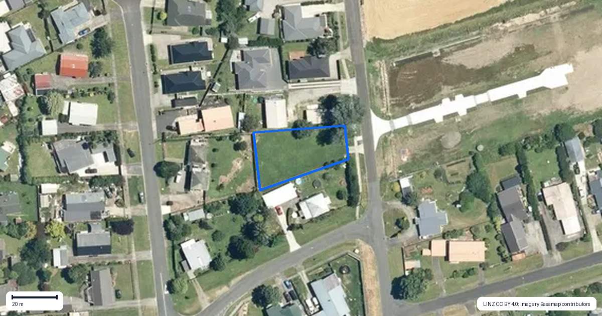 Property context map for 23 Smith Street, Waihi